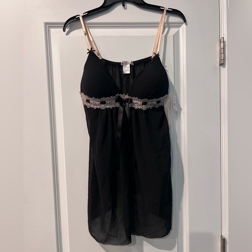 Black and pink 2 piece sleepwear